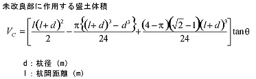 ジオシンセティック（パラリンク）の併用